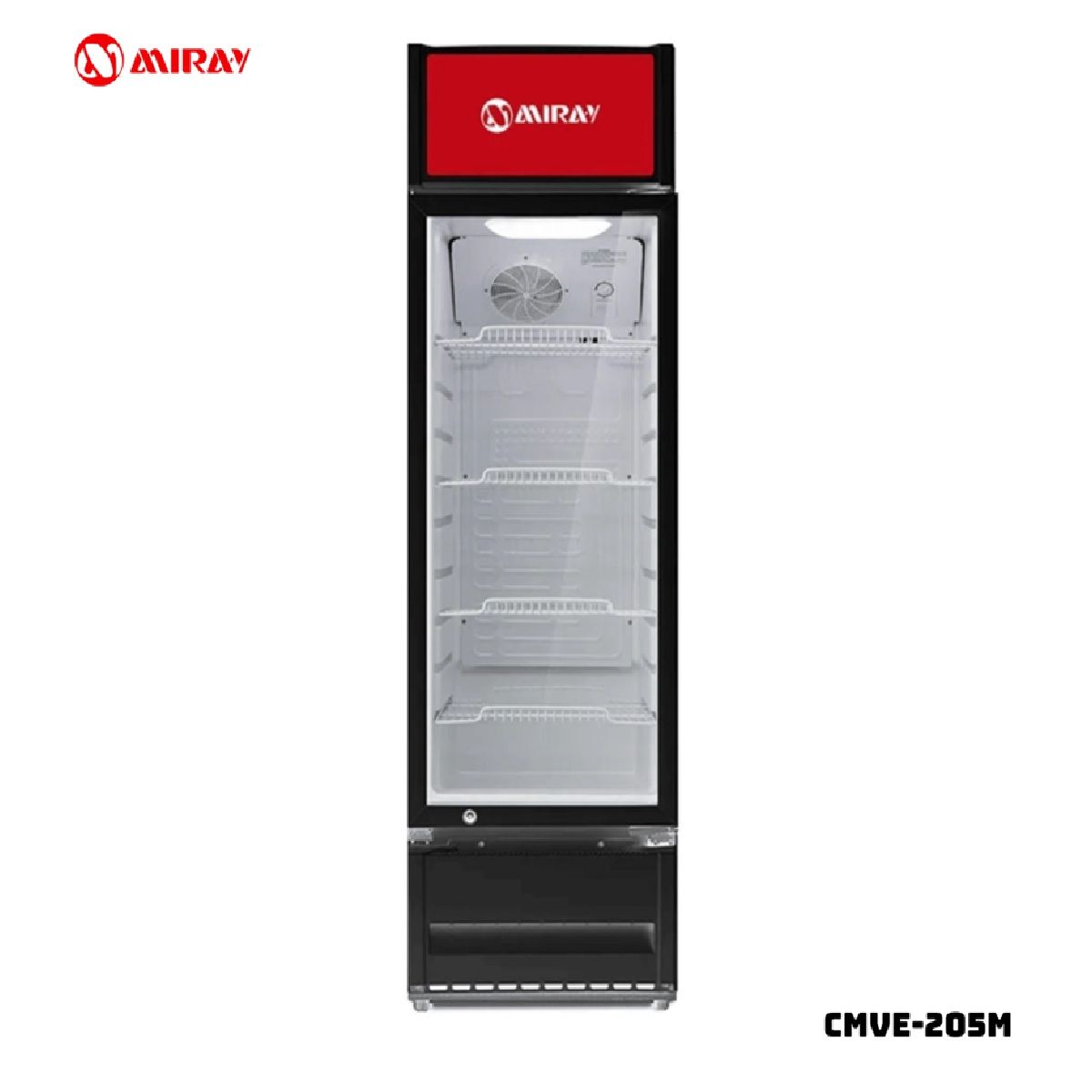 MIRAY - VITRINA EXHIBIDOR MIRAY VERTICAL 211 L - CMVE-205M