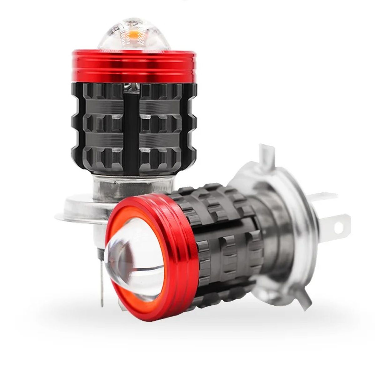 GENERICO - Foco Led Dual Lupa Ojo De Diablo Faros Led Para Moto 1 psc