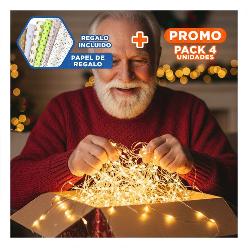 SKYBLOO - Pack4 Destello con Diseños de Amarillo Y+Papel de Regalo