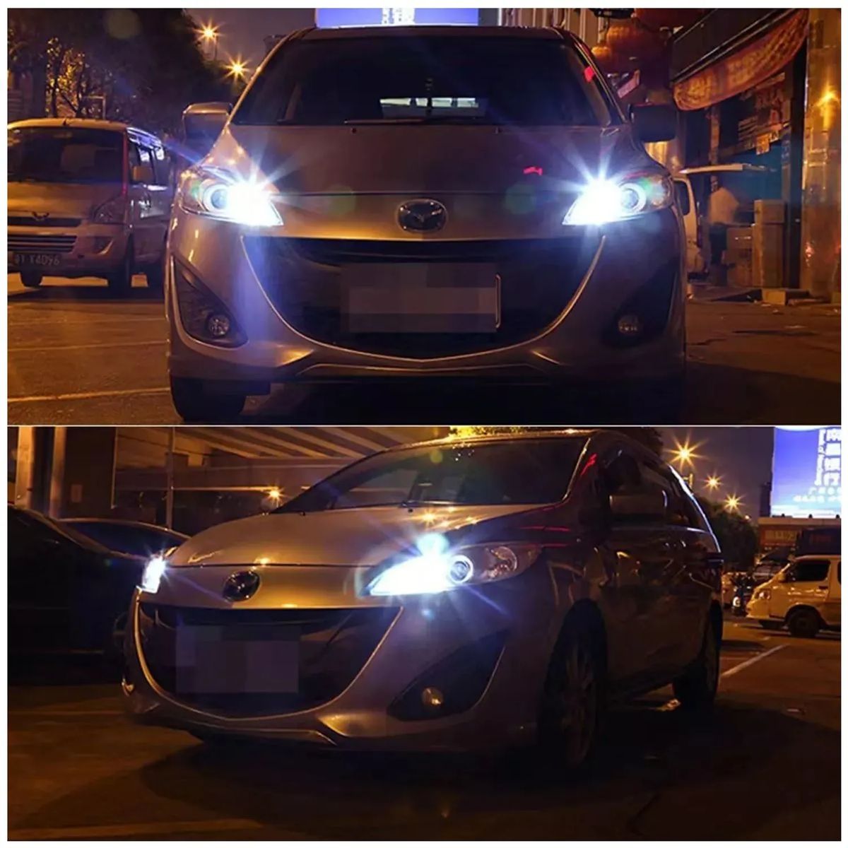 GENERICO - Foco Led T10 Lagrima 18 Led Luz Blanca 12V