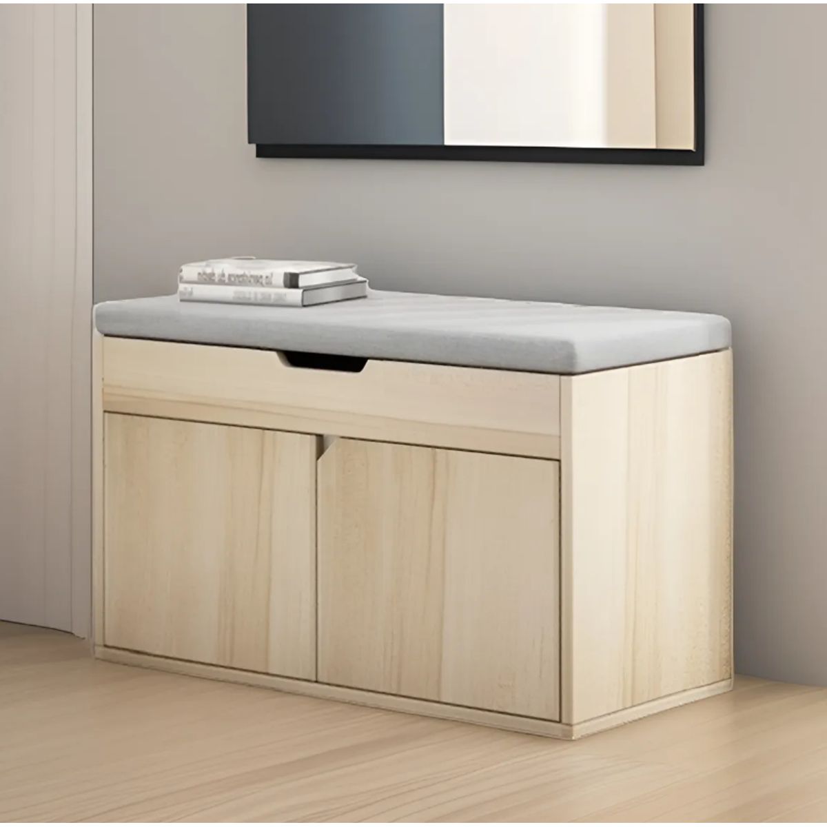 NACION MUEBLES - ZAPATERO TQTC COLOR MADERA NACION MUEBLES