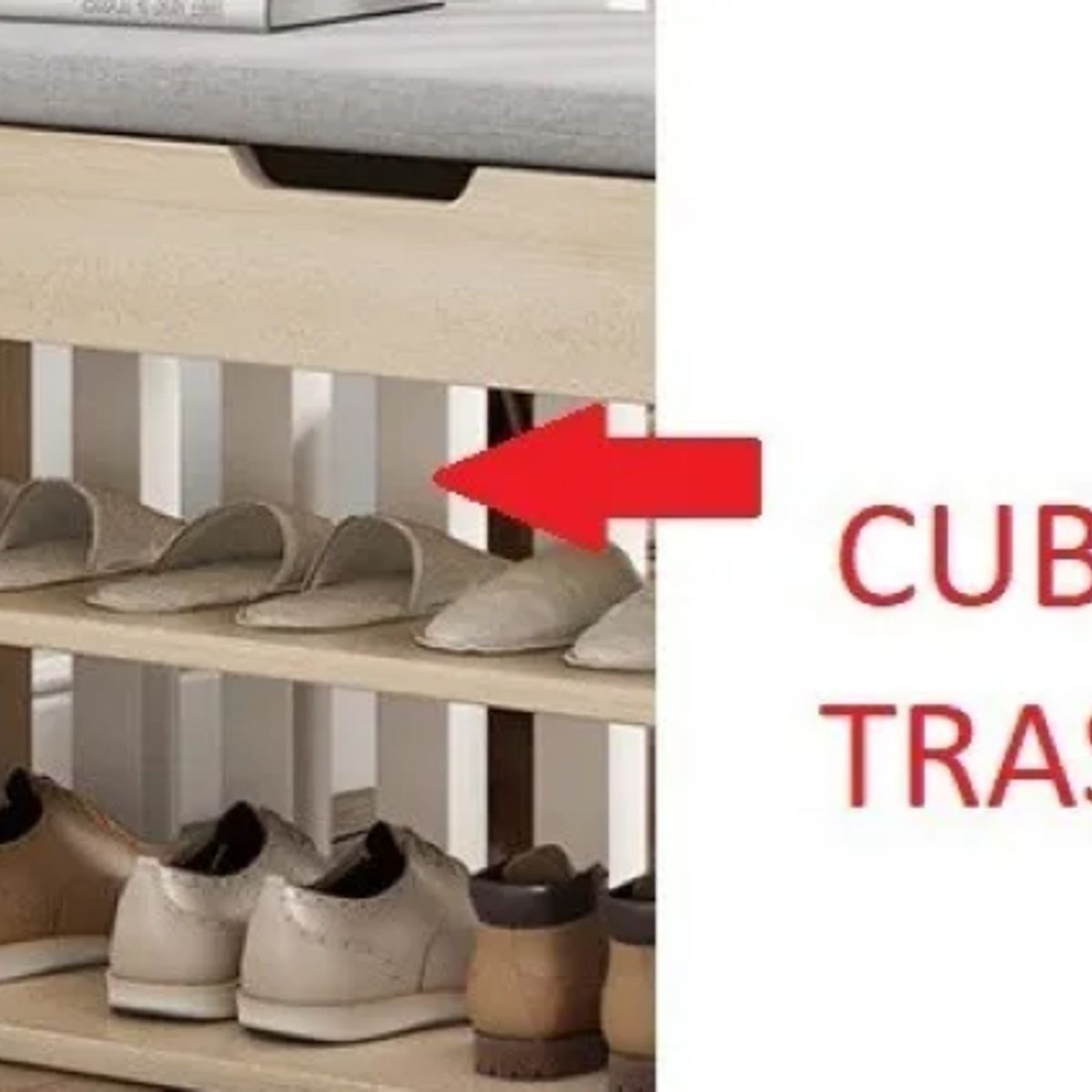 NACION MUEBLES - ZAPATERO TQTC COLOR MADERA NACION MUEBLES