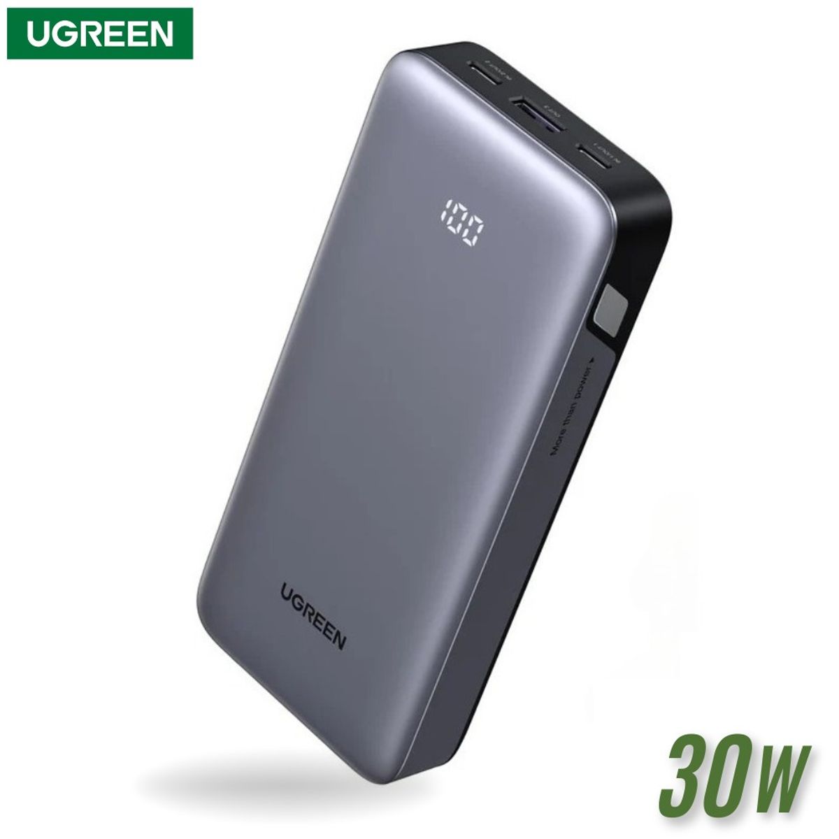 UGREEN - UGREEN Power Bank 20000 mAh 30 W de Carga Rápida