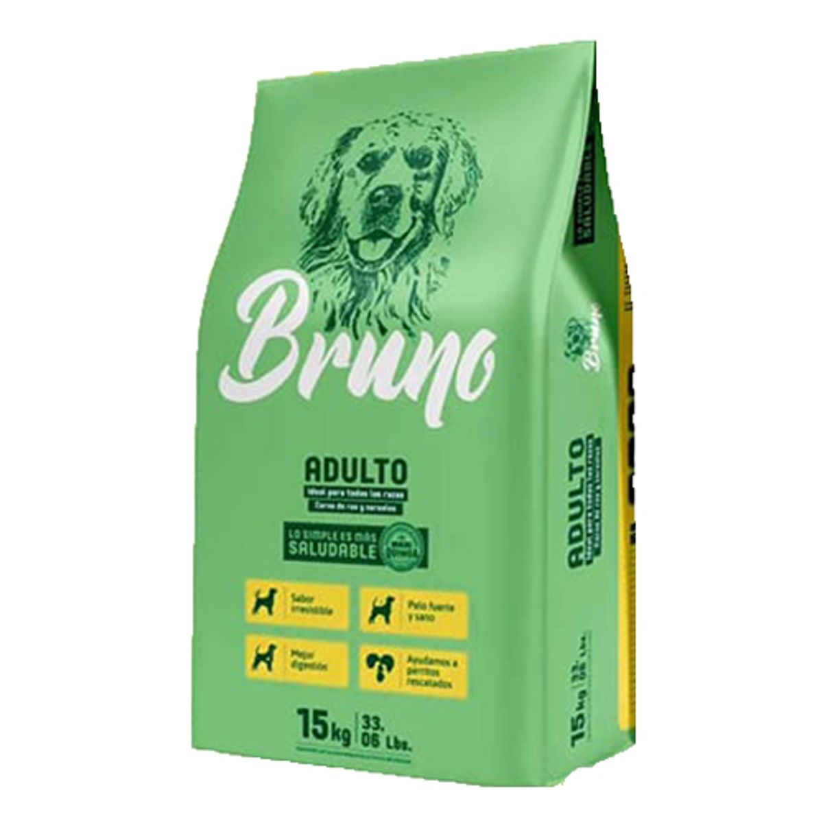 GENERICO - BRUNO ADULTO CARNE Y QUINUA 15KG