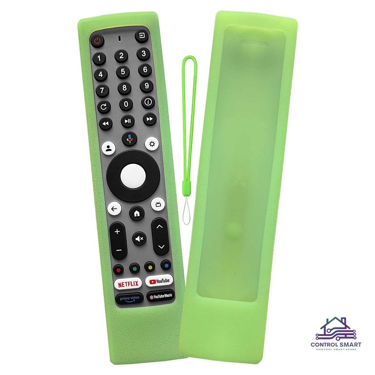 GENERICO - Funda de Silicona Abierta para Control JVC RM-C3295 / 3293 / 3597 – Color Verde