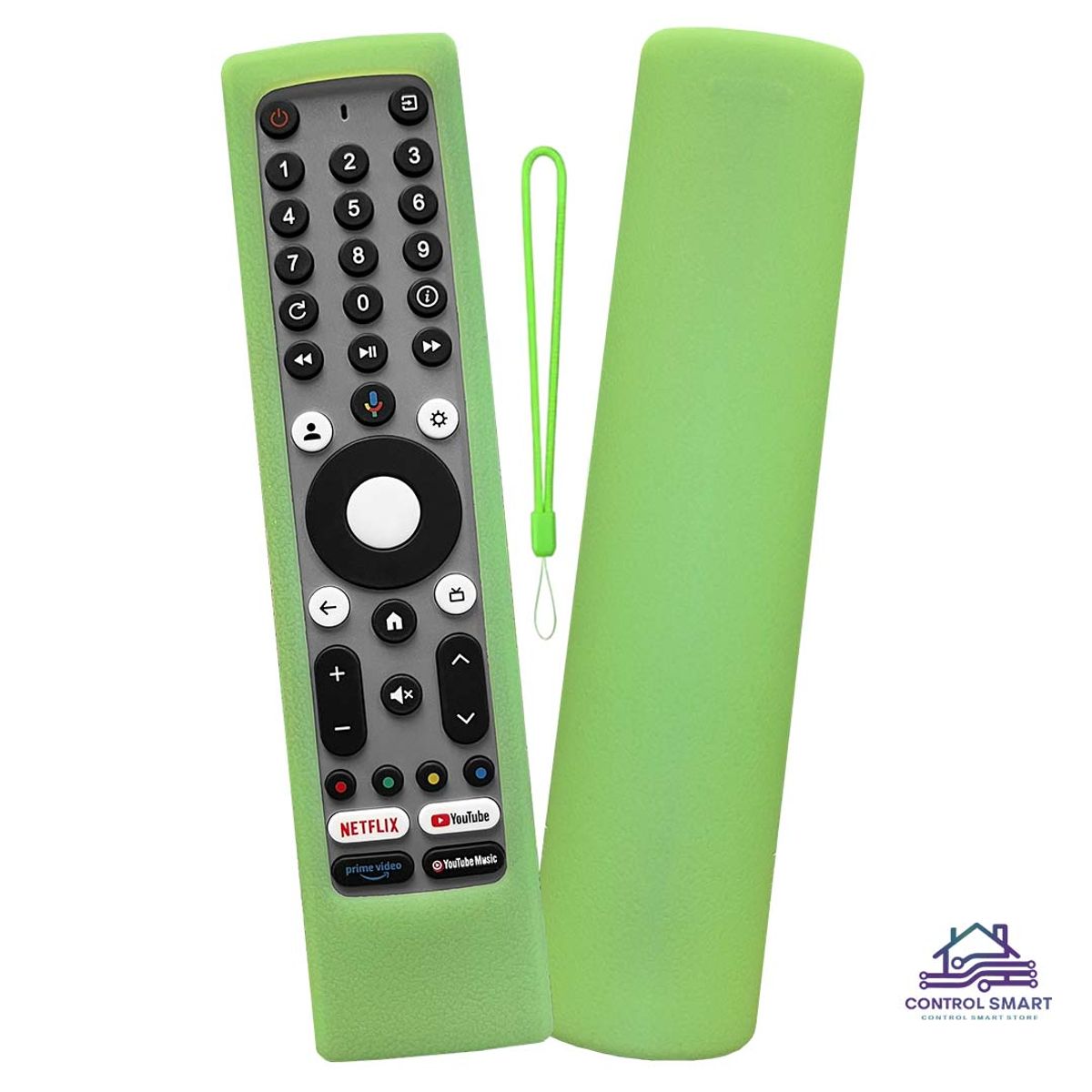 GENERICO - Funda de Silicona Abierta para Control JVC RM-C3295 / 3293 / 3597 – Color Verde