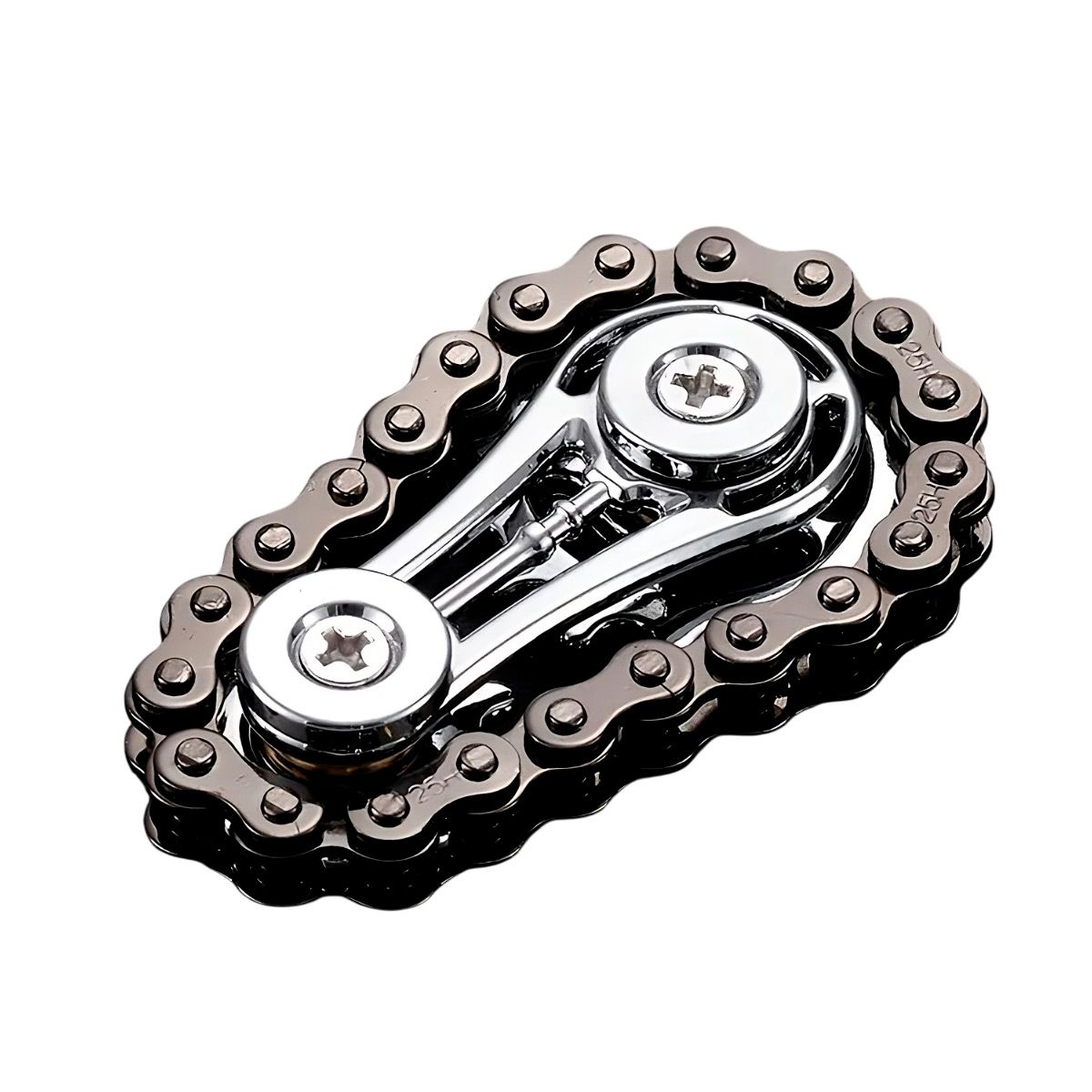 GENERICO - Spinner De Engranaje De Mano Modelo Cadena Giratorio