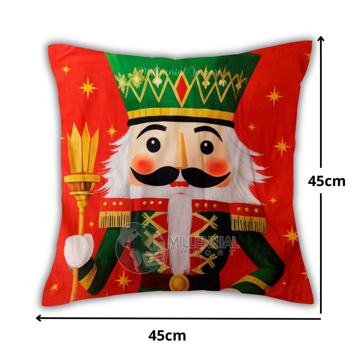 GENERICO - Combo 2 Fundas Navideñas Decorativas para Cojines 45x45 cm