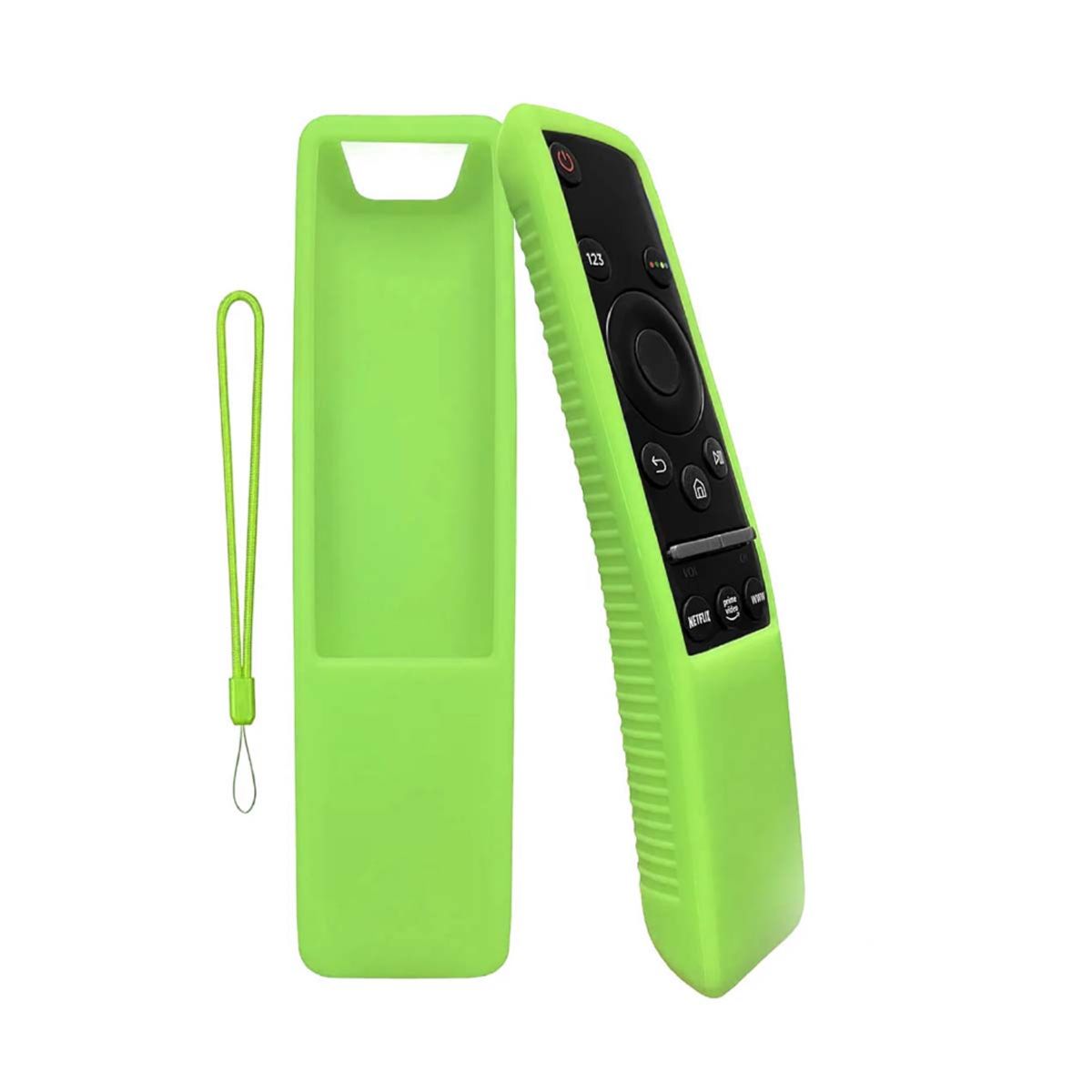 CASE - Funda protector para control Samsung curvo verde fosforescente