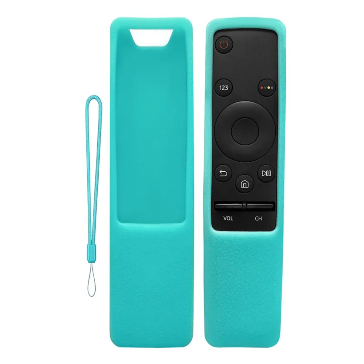 CASE - Funda protector para control Samsung curvo turquesa