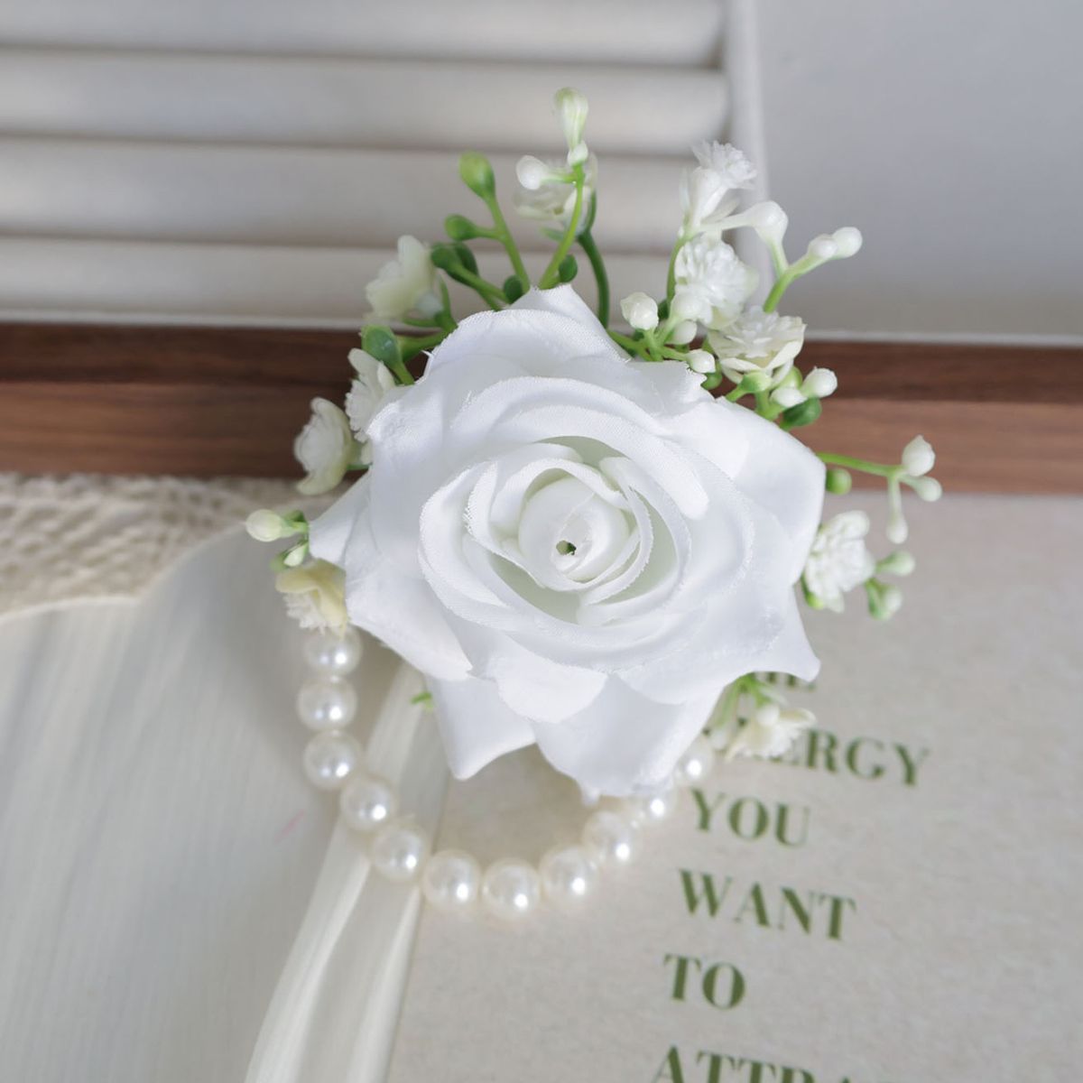 GENERICO - CORSAGE PARA PRIMERA COMUNIÓN O BAUTIZO