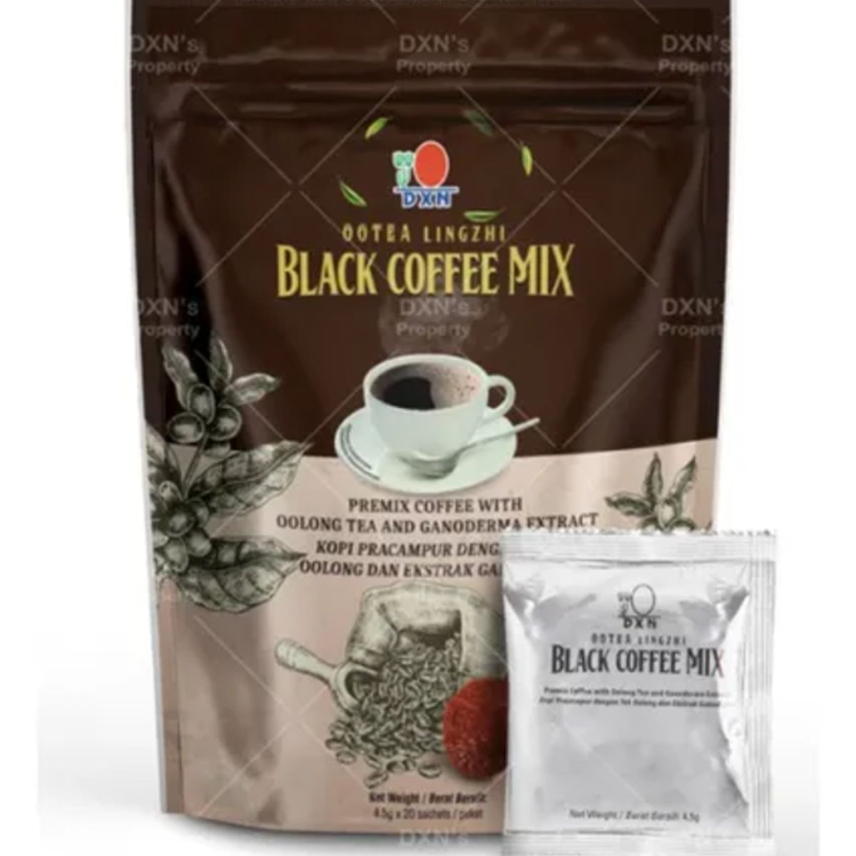 DXN - DXN Mezcla Café y Te Ootea - Linzhi Black Coffee Mix