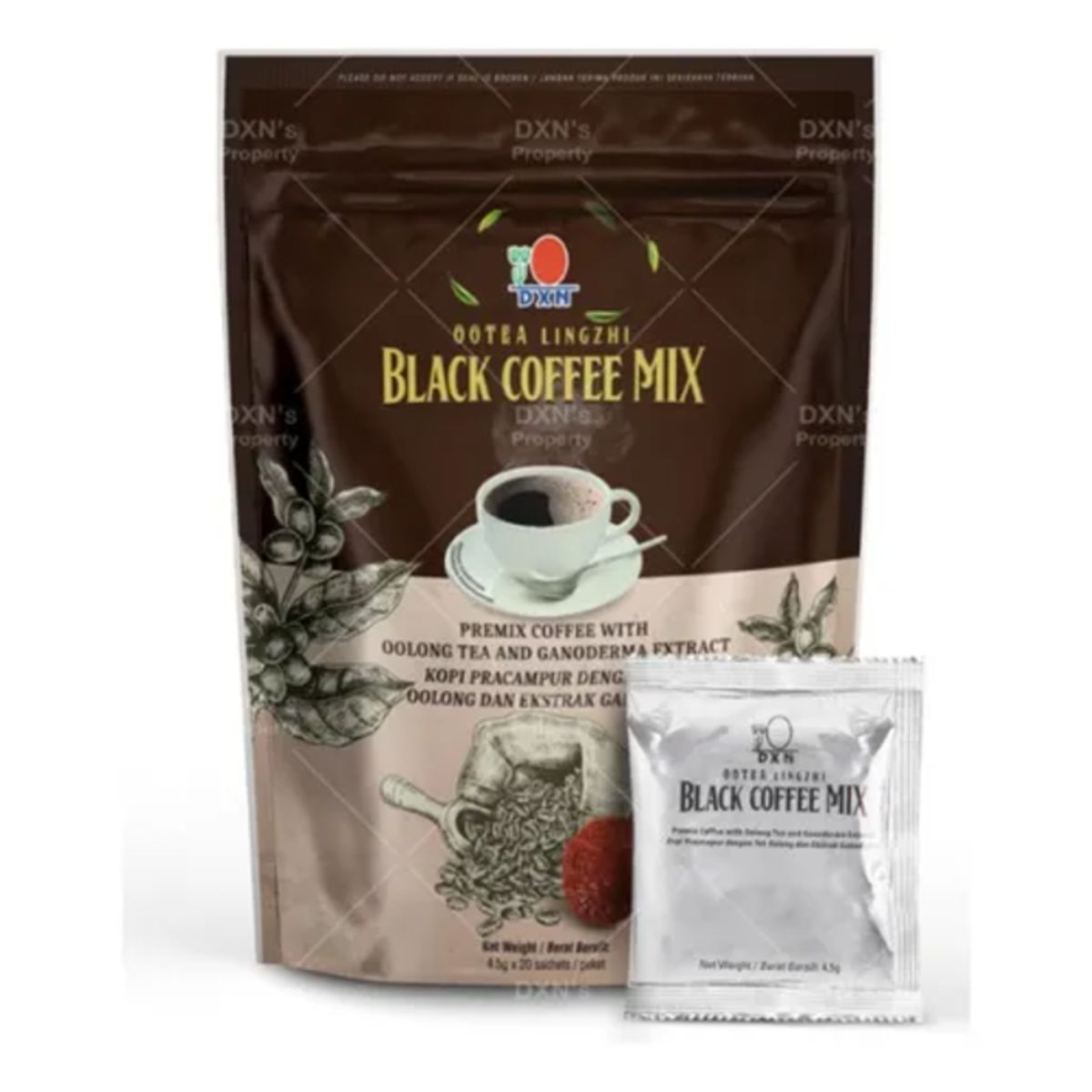 DXN - DXN Mezcla Café y Te Ootea - Linzhi Black Coffee Mix