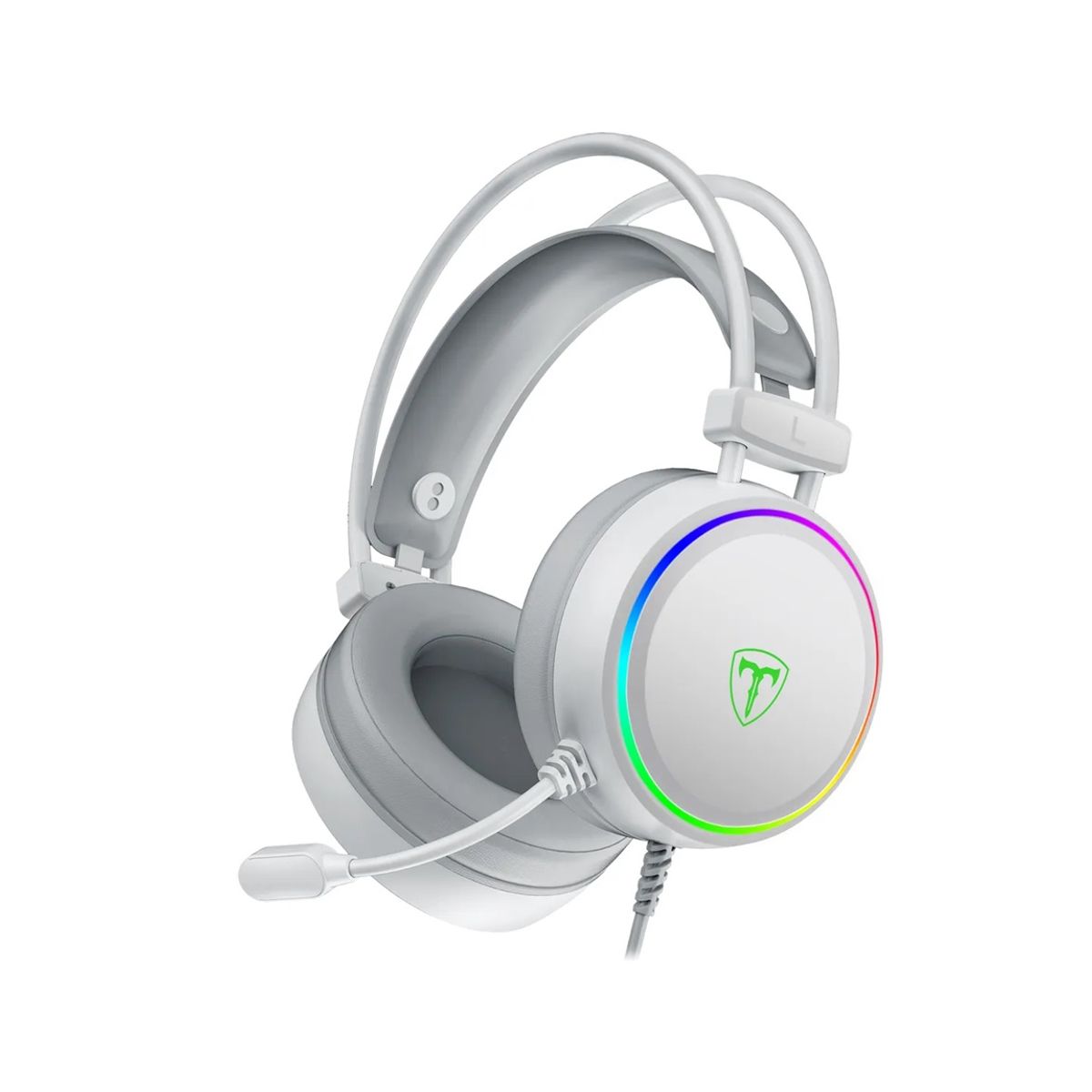 T-DAGGER - Audífonos Gamer T-DAGGER SONA RGB White T-RGH304W Virtual 7.1 con Micrófono USB