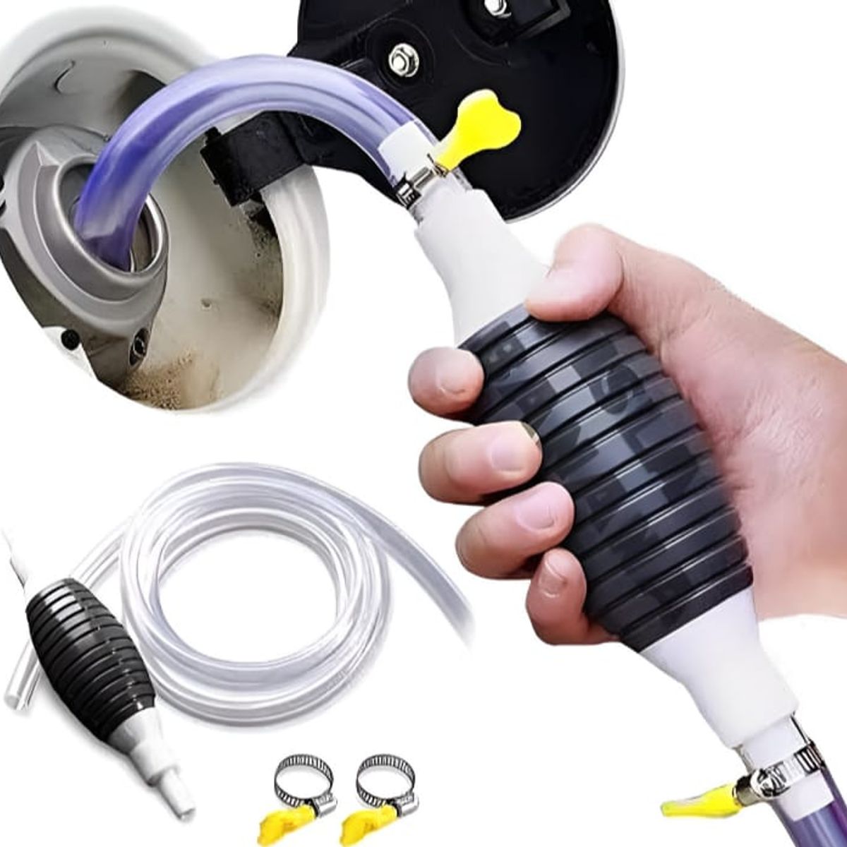 GENERICO - BOMBA MANUAL PARA TRANSFERENCIA DE  GASOLINA O AGUA