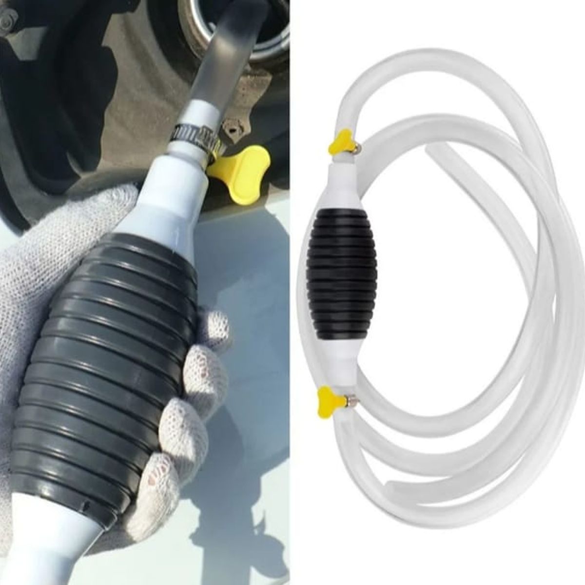 GENERICO - 2 PACK BOMBA MANUAL PARA TRANSFERENCIA DE  GASOLINA O AGUA