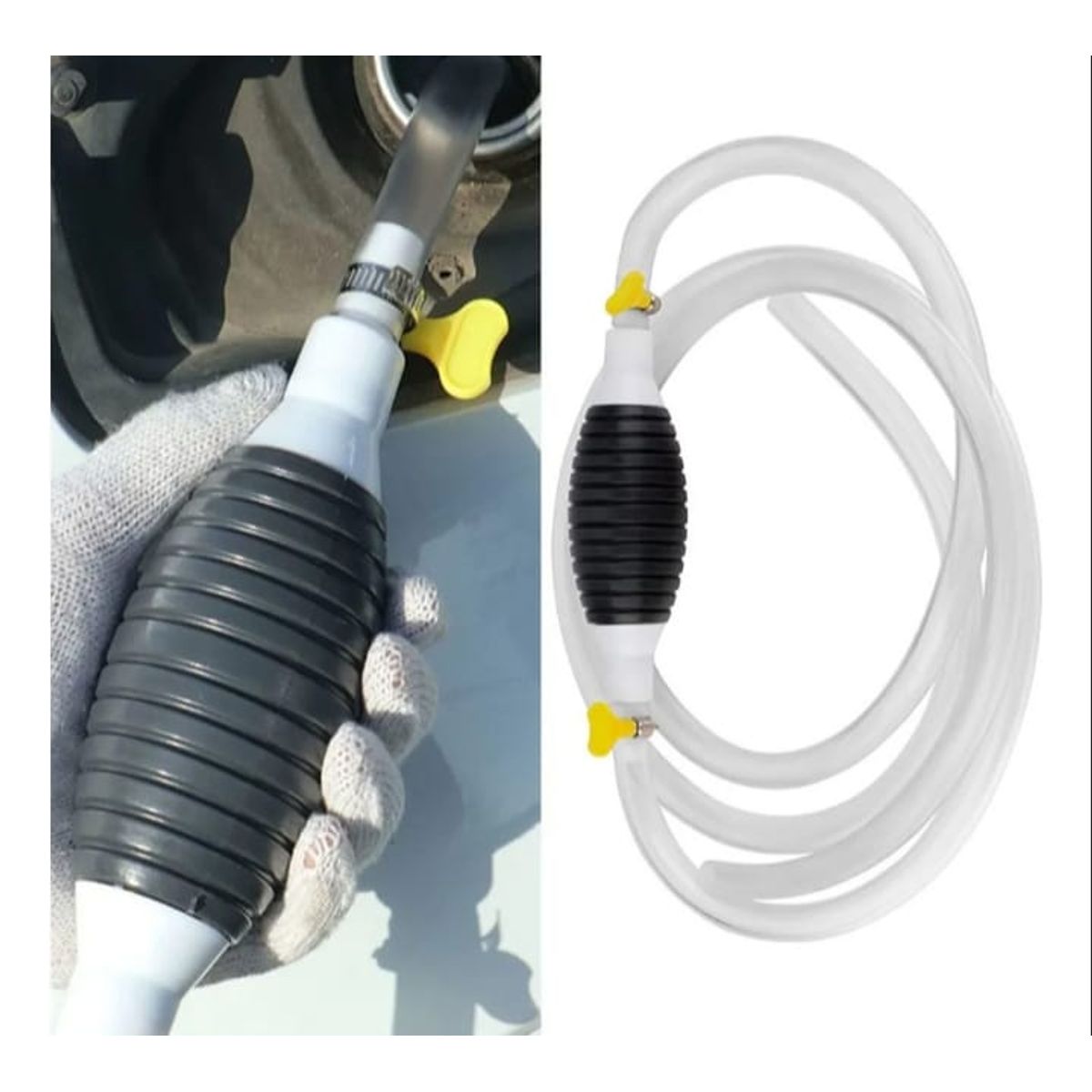 GENERICO - 2 PACK BOMBA MANUAL PARA TRANSFERENCIA DE  GASOLINA O AGUA