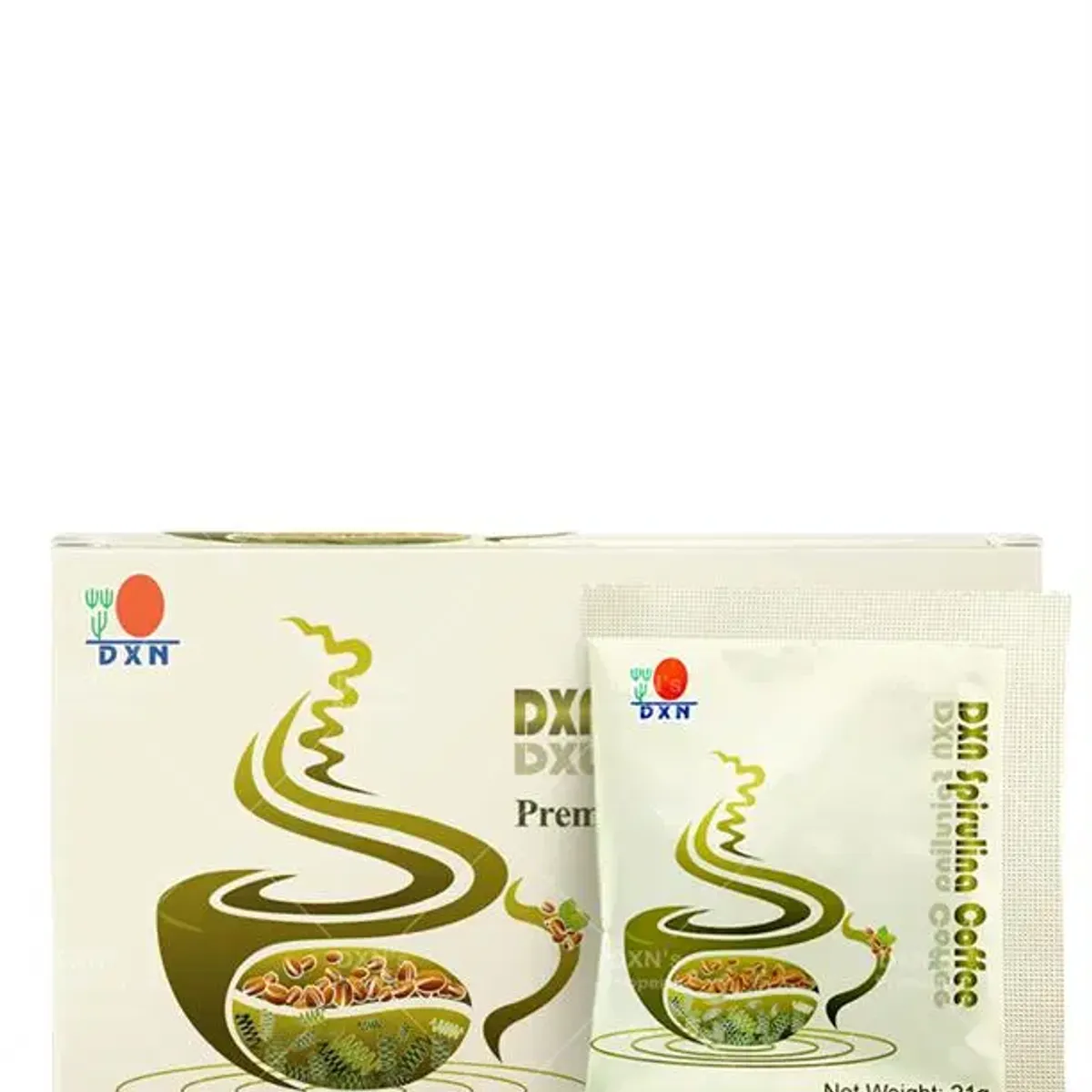 DXN - Dxn Spirulina Coffee - Mezcla de espirulina y Cafe