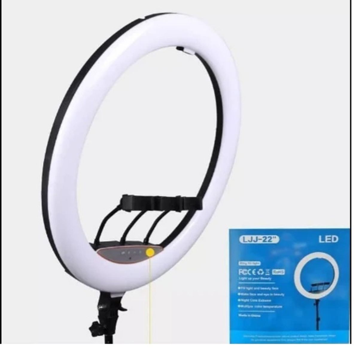 GENERICO - ARO DE LUZ LED LJJ-56 22 PULGADAS CON TRIPODE