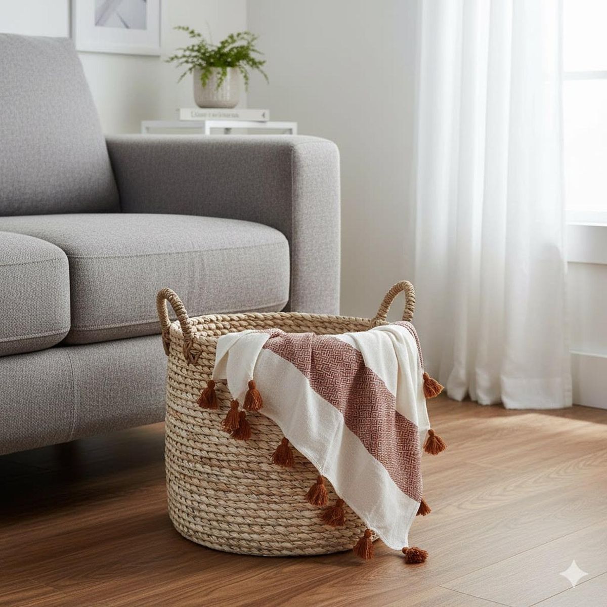 CONCEPTS LIFE - Manta Emma Algodon 130x170 cm