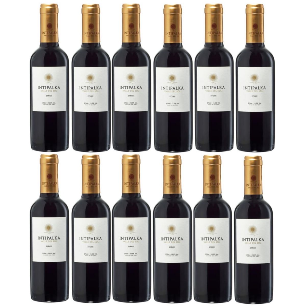 INTIPALKA - Vino Syrah Botella 375ml - 12 UND