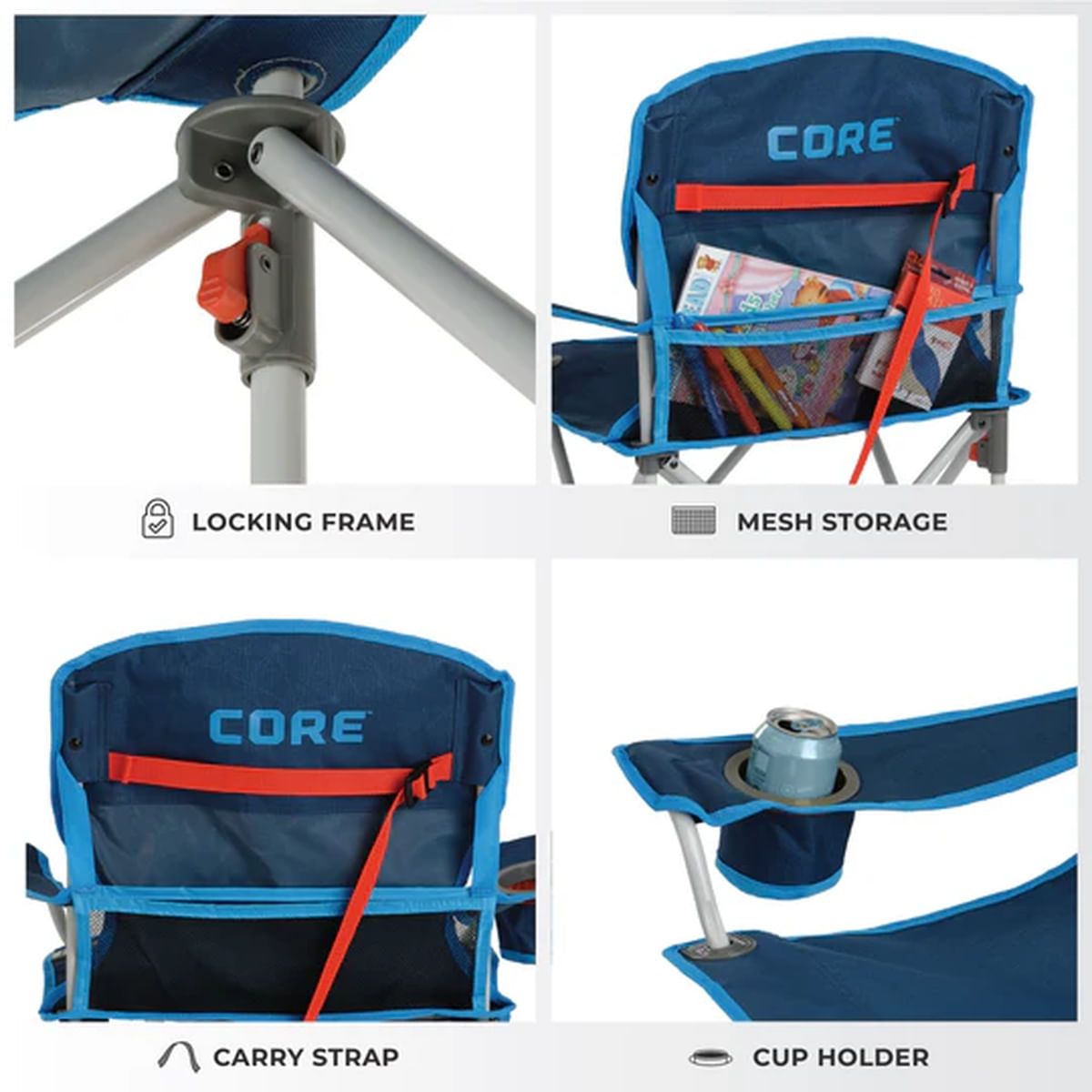 CORE - Core silla de camping plegable para niño Youth