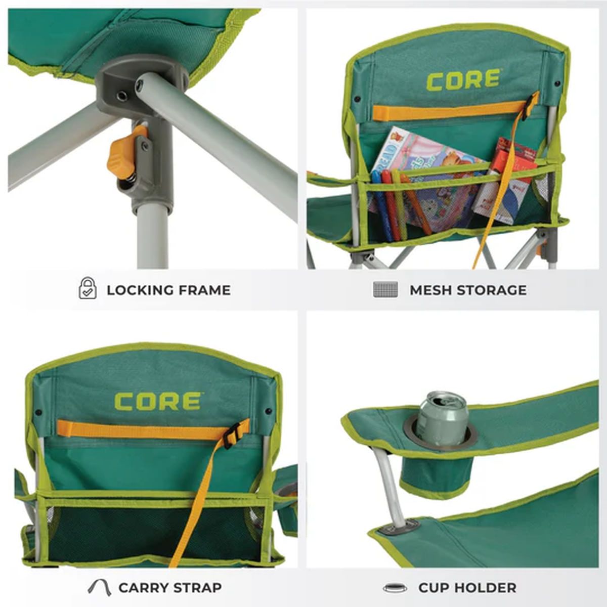 CORE - Core silla de camping plegable para niño Youth