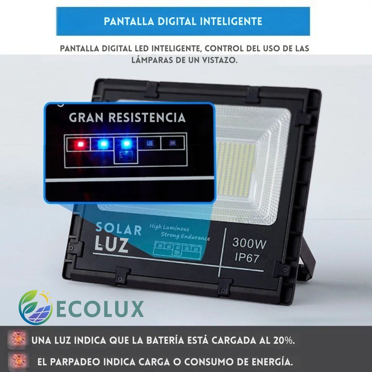 OEM - Reflector solar rectangular para exterior-Grande