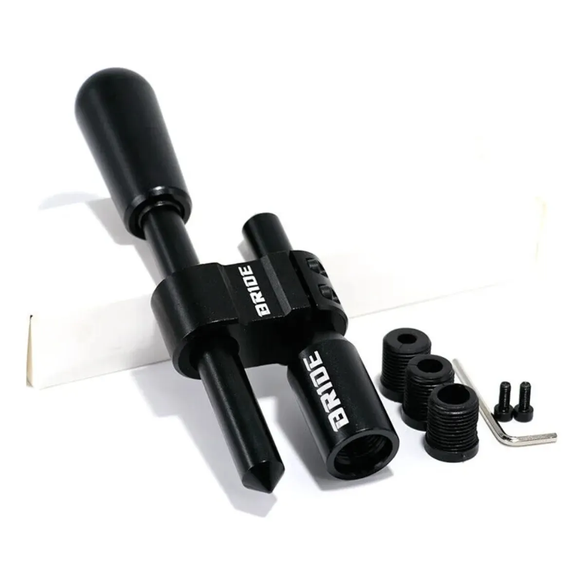 BRIDE - Perilla Extendible Bride Palanca Cambio Aluminio Negro