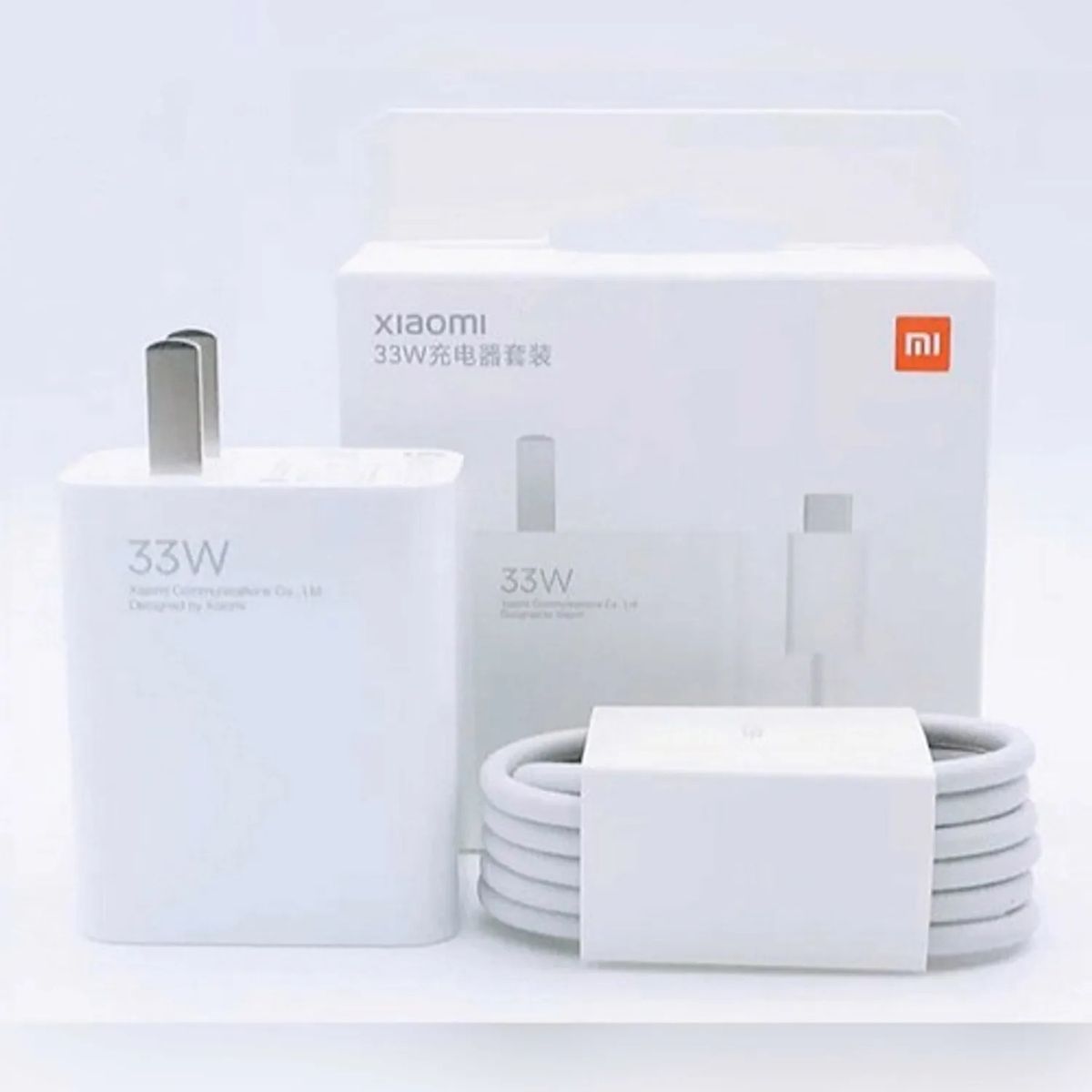 XIAOMI - Cargador Xiaomi 33w Carga rapida ORIGINAL