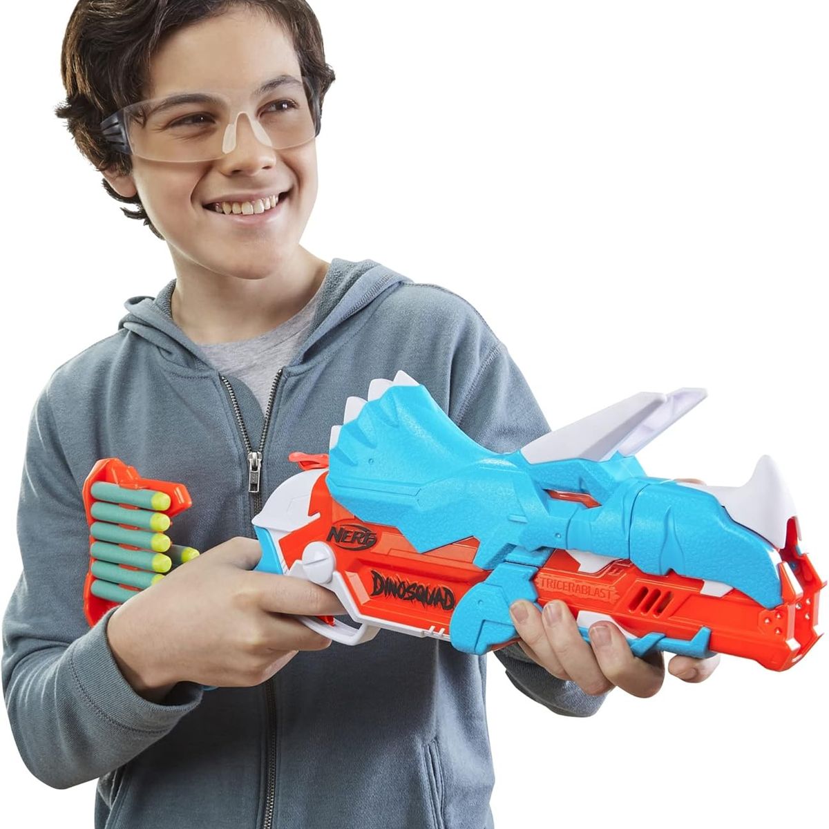 NERF - Nerf - DinoSquad TriceraBlast Lanzador