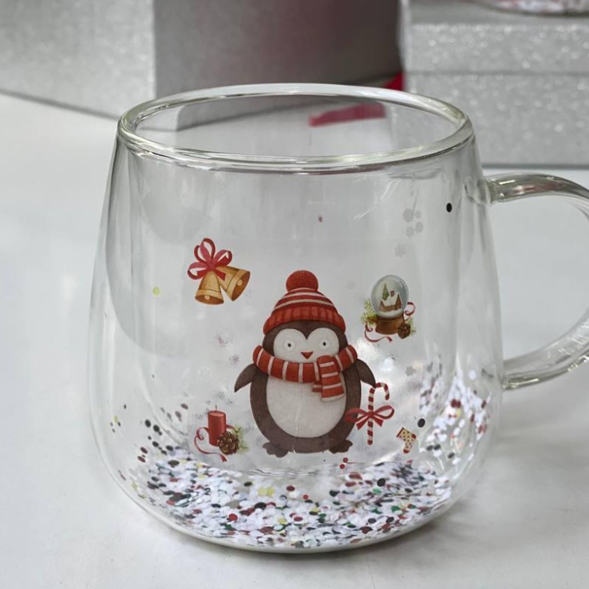 GENERICO - Set de 2 tazas navideñas 400 ml