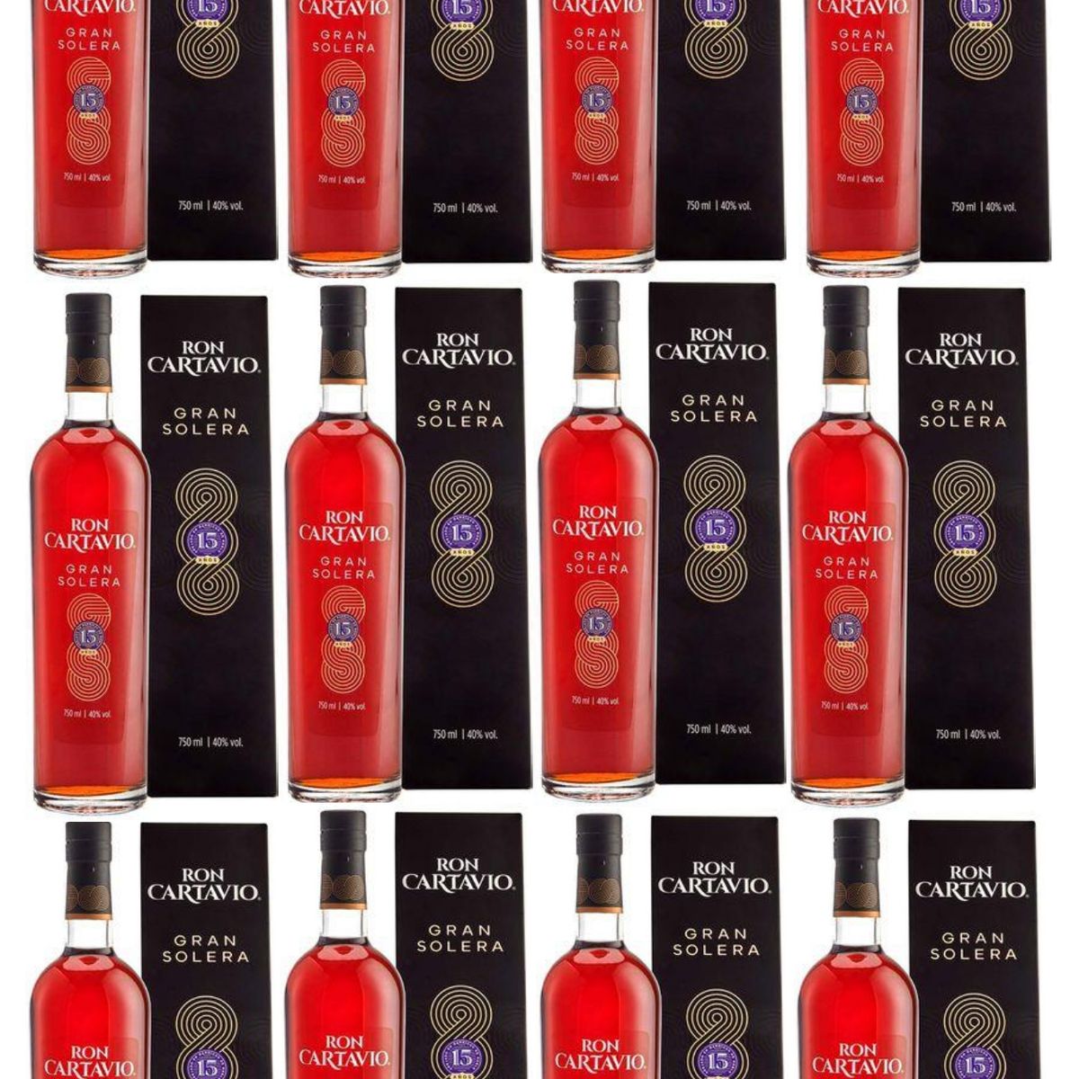 CARTAVIO - RON GRAN SOLERA 15 AÑOS 750ml - 12 UND