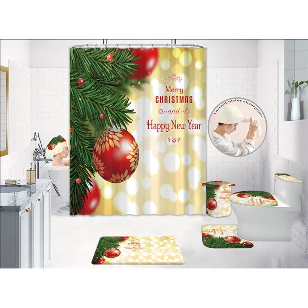 CASATEX - Set de Baño 8 Piezas