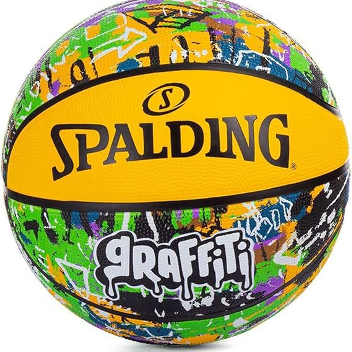 GENERICO - Pelota de Basket Spalding Graffiti Amarillo N7