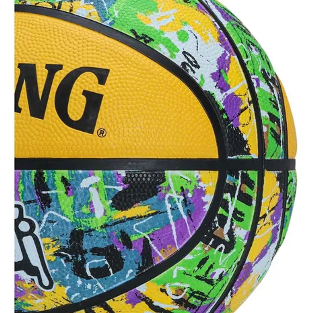 GENERICO - Pelota de Basket Spalding Graffiti Amarillo N7