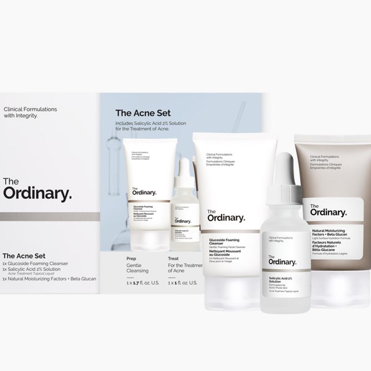THE ORDINARY - Acne Set The Ordinary: Régimen de 3 pasos