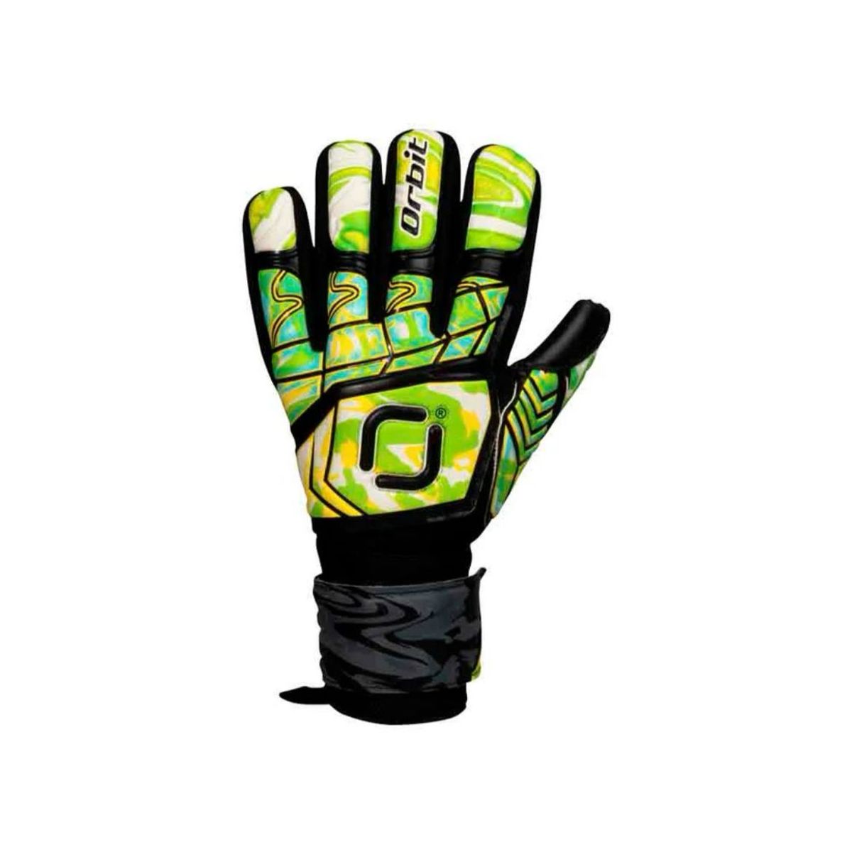ORBIT - GUANTES DE ARQUERO ORBIT CON VARILLAS MAGNUM VERDE TALLA 8