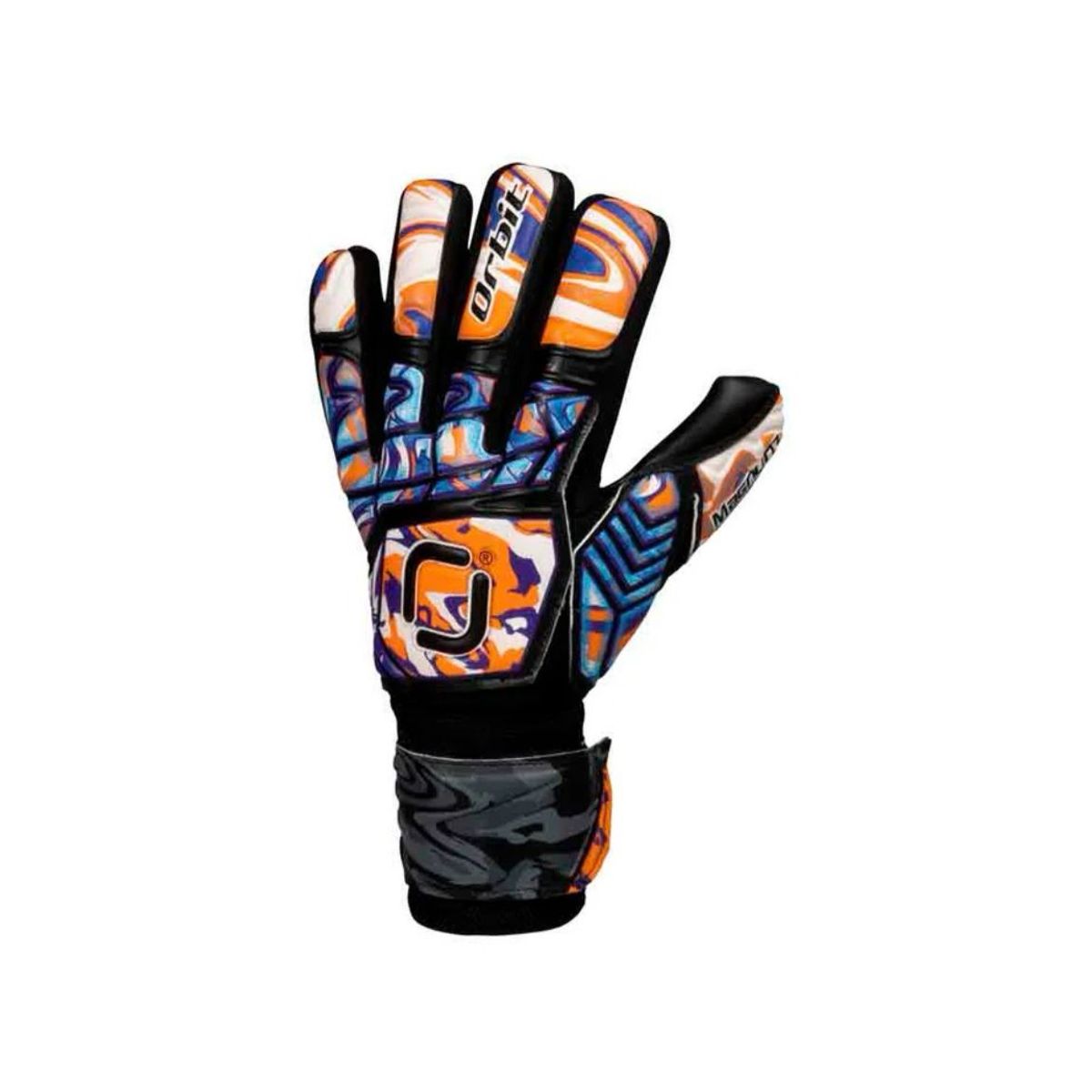 ORBIT - GUANTES DE ARQUERO ORBIT CON VARILLAS MAGNUM  NARANJA TALLA 8