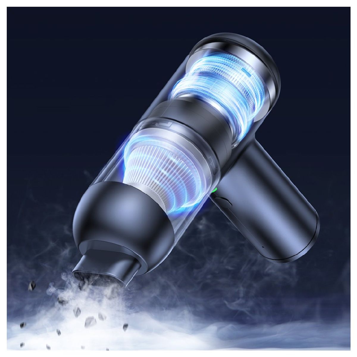 REMAX - Aspiradora De Mano Para Auto Portátil 3 en 1 Remax XC-2 Negro