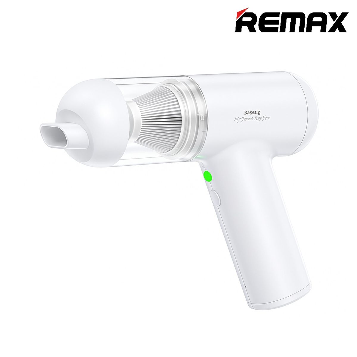 REMAX - Aspiradora De Mano Para Auto Portátil 3 en 1 Remax XC-2 Blanco
