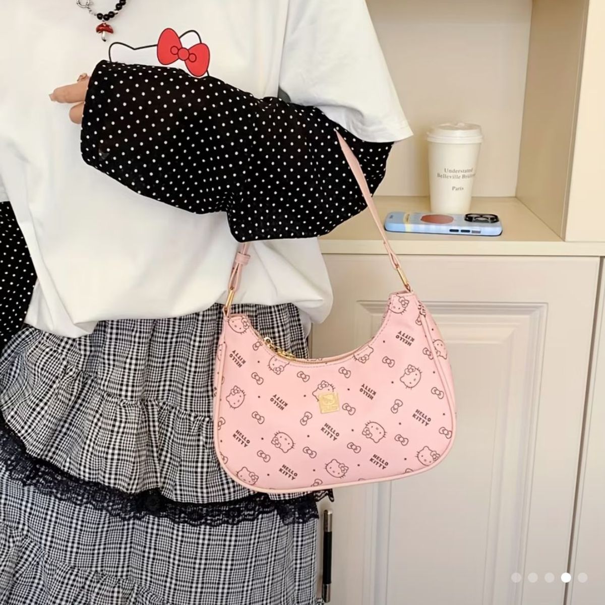 SANRIO - Cartera  Hello Kitty Estilo Kawaii