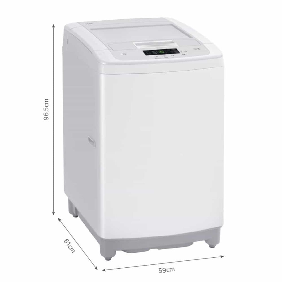 LG - Lavadora LG 13 Kg Smart Motion Carga Superior WT13WPBK - Blanco