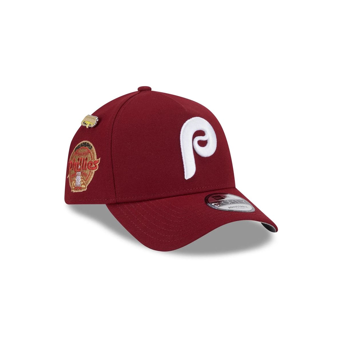 NEW ERA - Gorra Philadelphia Phillies MLB Local Dish Pin 9FORTY Dark Red