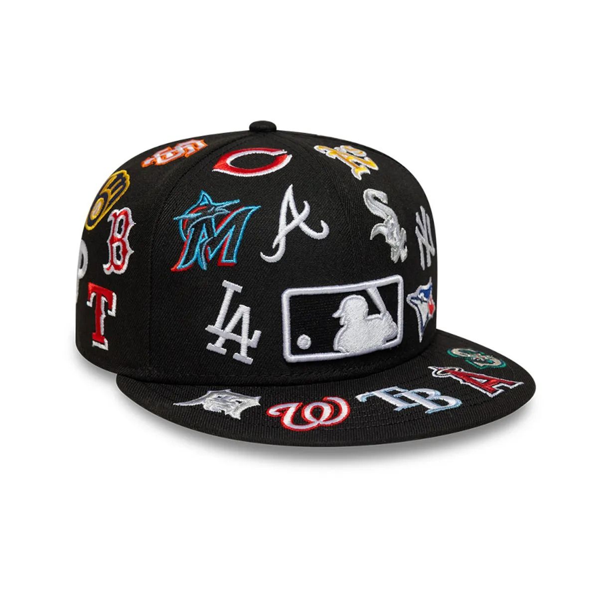 NEW ERA - Gorra Mlb All Over Customs 59FIFTY Logo Scramble