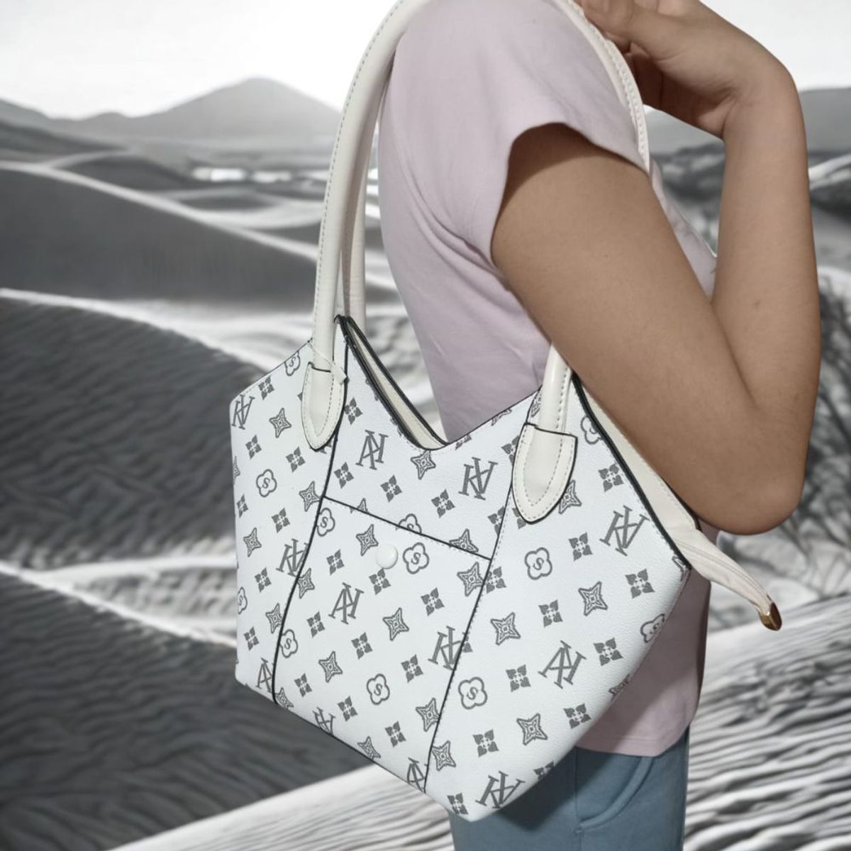 GENERICO - Bolso de mano de elegante para mujer de cuero bolso cruzado