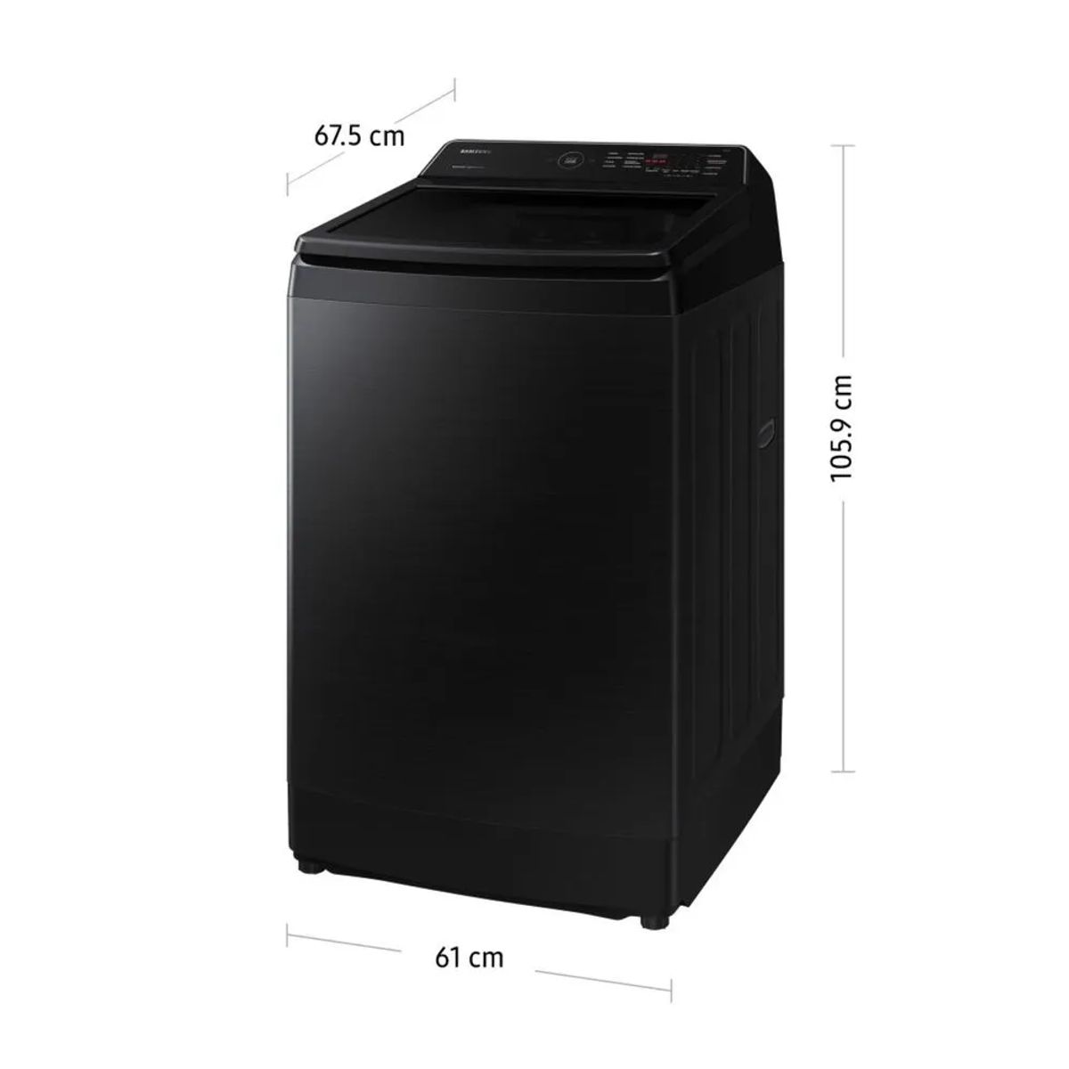 SAMSUNG - Lavadora SAMSUNG EcoBubble 13KG Negra WA13CG5441BVPE