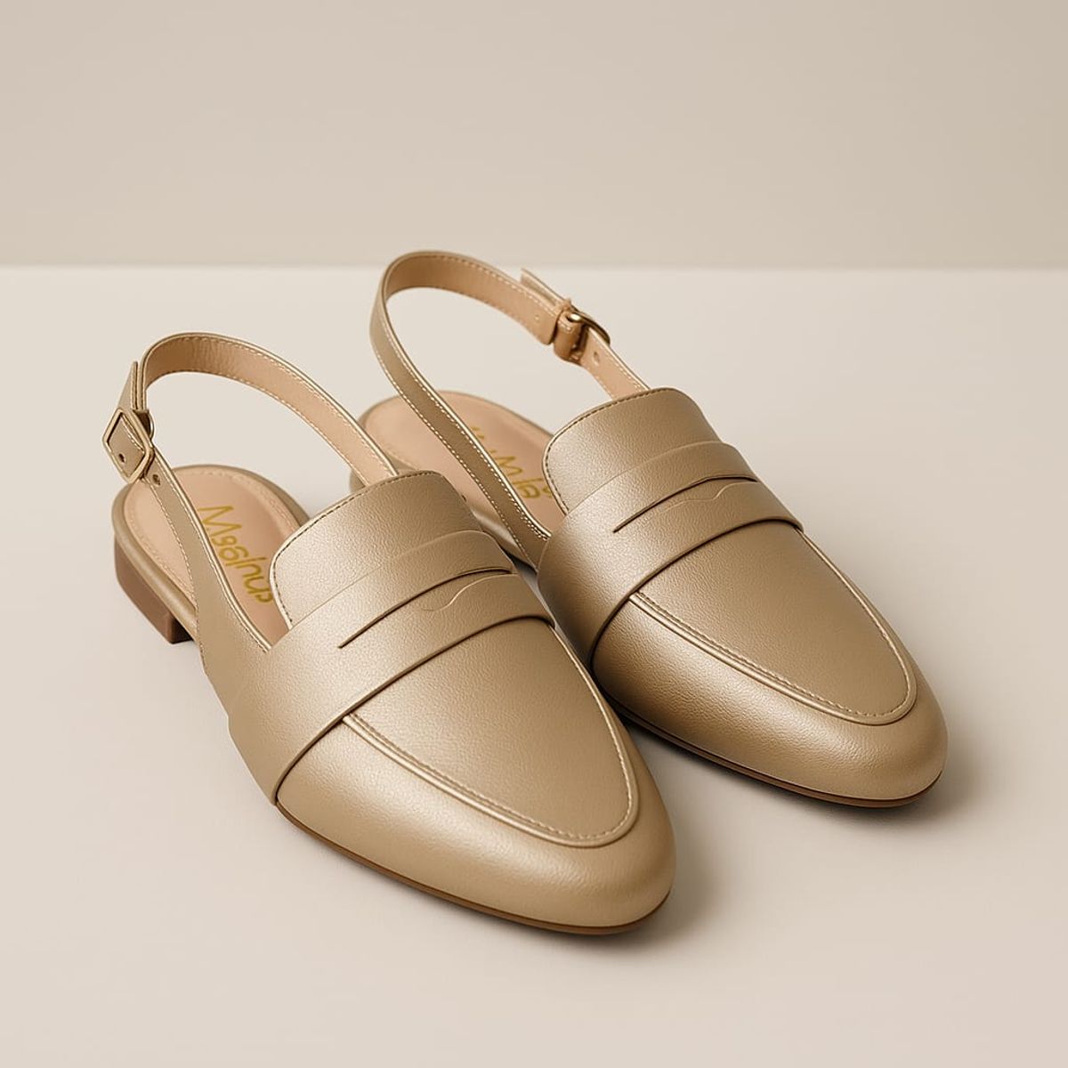 GENERICO - Balerinas Mujer Misshus Cora dorado