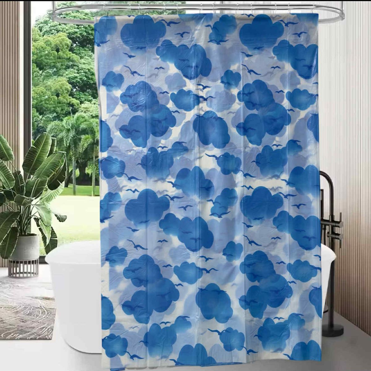 GENERICO - Cortina de Baño Nube 180x180cm