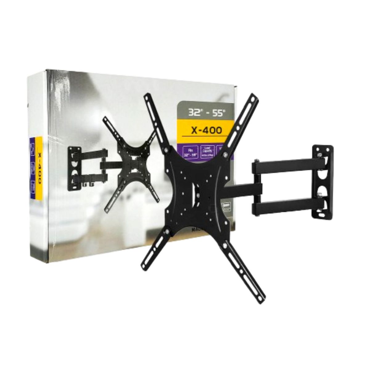 GENERICO - Rack Para Tv 2 En 1 Móvil Plegable Para Pantalla Smart 32-55